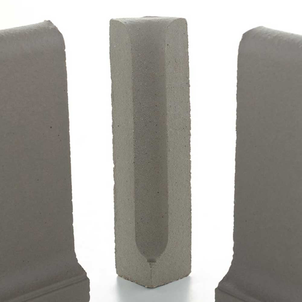 1x4.5 Grey Matte Quarry Inside Corner