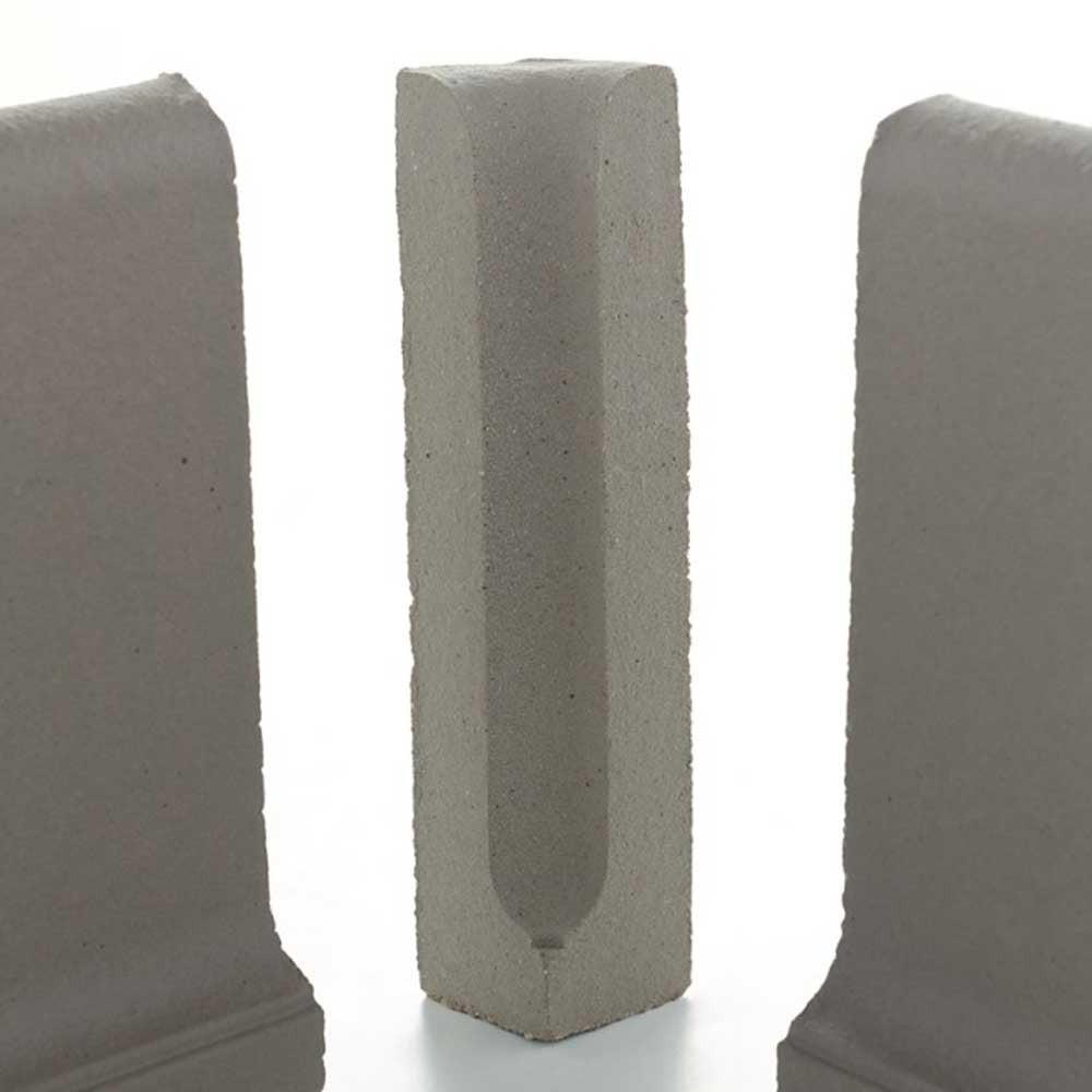 1x4.5 Grey Matte Quarry Inside Corner 1x4.5 Grey Matte Quarry Inside Corner - American Tile Depot