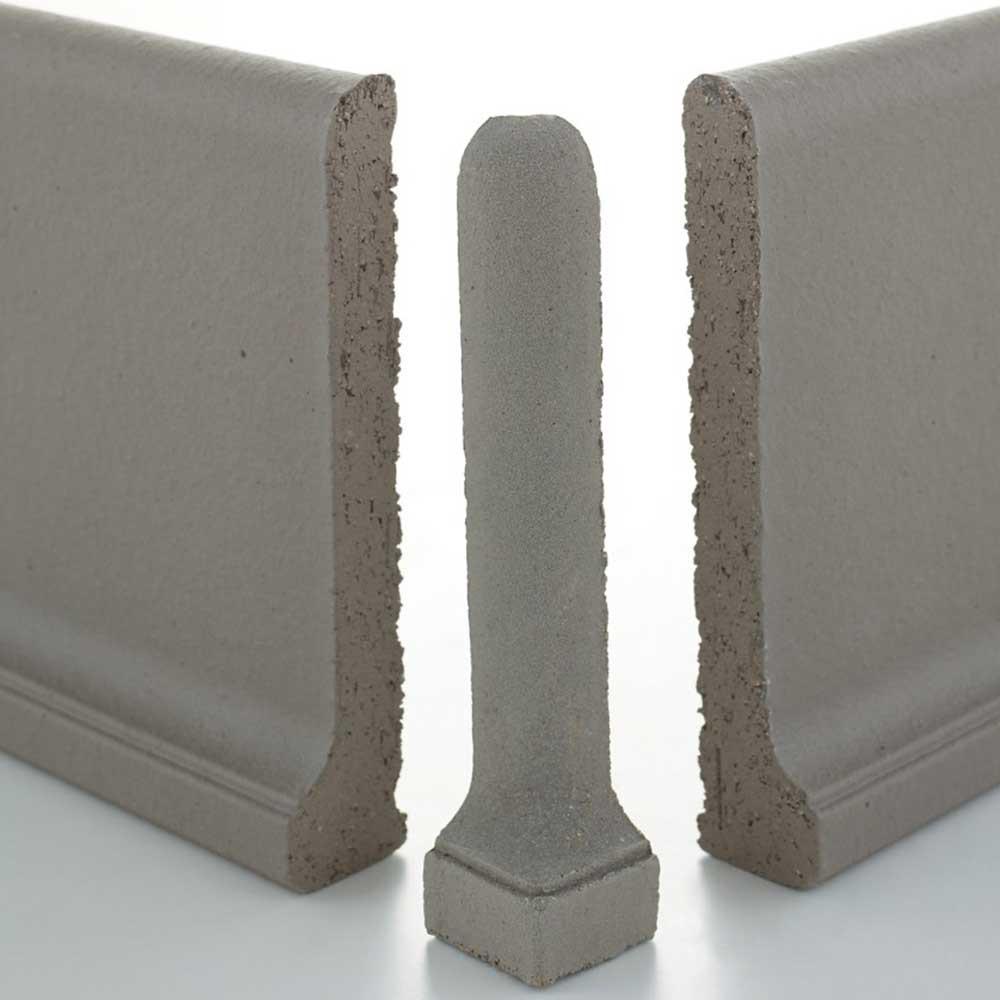 1x4.5 Grey Matte Quarry Outside Corner 1x4.5 Grey Matte Quarry Outside Corner - American Tile Depot