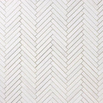 1x6 Bianco Dolomite Honed Herringbone Mosaic Tile 1x6 Bianco Dolomite Honed Herringbone Mosaic Tile - American Tile Depot