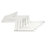 1x6 Calacatta Oliva Marble Polished Herringbone Mosaic Tile 1x6 Calacatta Oliva Marble Polished Herringbone Mosaic Tile - American Tile Depot