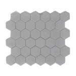2" Array Gray Matte Hexagon Porcelain Mosaic Tile 2" Array Gray Matte Hexagon Porcelain Mosaic Tile - American Tile Depot
