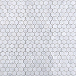 2" Beehive Carrara Polished Hexagon Marble Mosaic Tile 2" Beehive Carrara Polished Hexagon Marble Mosaic Tile - American Tile Depot