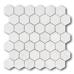 2" Beehive Dolomite Honed Hexagon Marble Mosaic Tile 2" Beehive Dolomite Honed Hexagon Marble Mosaic Tile - American Tile Depot