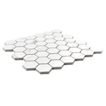 2" Borneo Carrara Pre Matte Hexagon Marble Laminated Porcelain Mosaic Tile 2" Borneo Carrara Pre Matte Hexagon Marble Laminated Porcelain Mosaic Tile - American Tile Depot