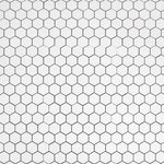 2" Borneo Roy White Matte Hexagon Marble Laminated Porcelain Mosaic Tile 2" Borneo Roy White Matte Hexagon Marble Laminated Porcelain Mosaic Tile - American Tile Depot