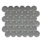 2" Cerelia Gray Matte Penny Porcelain Mosaic Tile 2" Cerelia Gray Matte Penny Porcelain Mosaic Tile - American Tile Depot