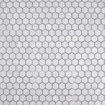 2" Forte Silver Hexagon Matte Marble Laminated Porcelain Mosaic Tile 2" Forte Silver Hexagon Matte Marble Laminated Porcelain Mosaic Tile - American Tile Depot