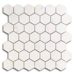 2" Triad Calacatta White Soft Hexagon Porcelain Mosaic Tile 2" Triad Calacatta White Soft Hexagon Porcelain Mosaic Tile - American Tile Depot