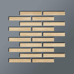 2 X 12 Ivory Travertine Vein Cut Filled & Polished Tile-American Tile Depot