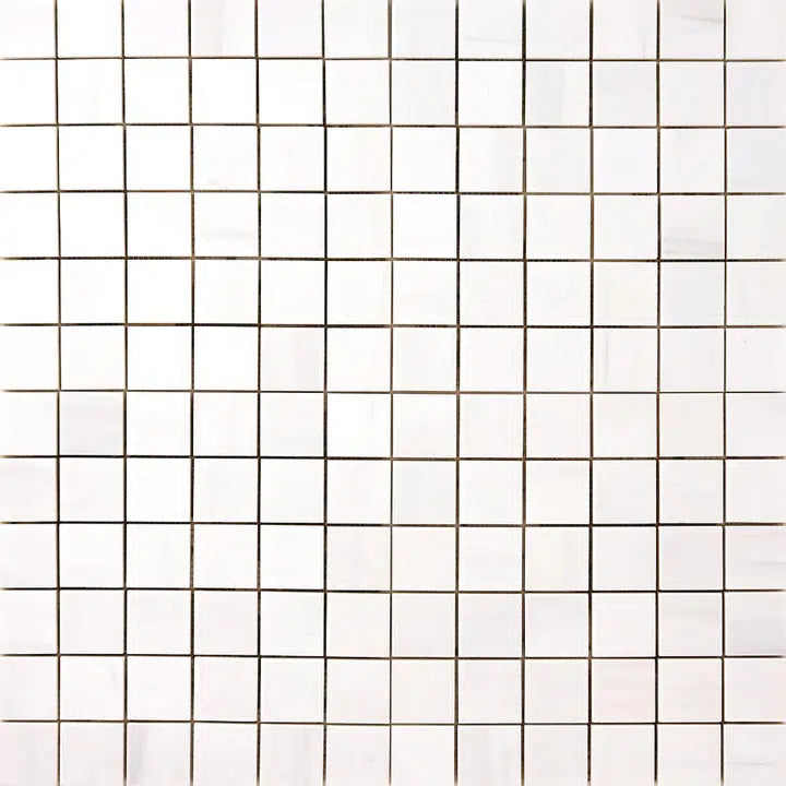 2 X 2 Bianco Dolomite Honed Mosaic Tile-American Tile Depot