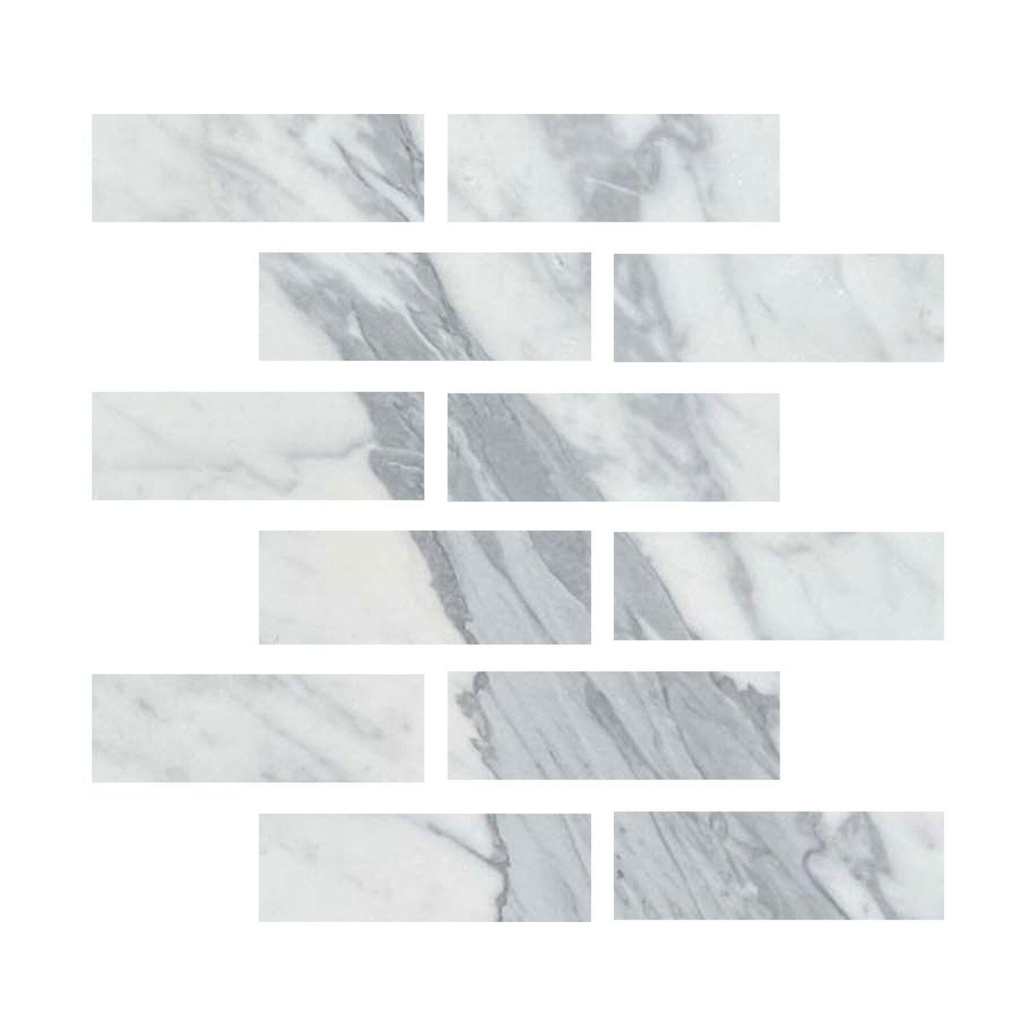 2 X 6 Italian Statuary White Marble Polished Tile-American Tile Depot