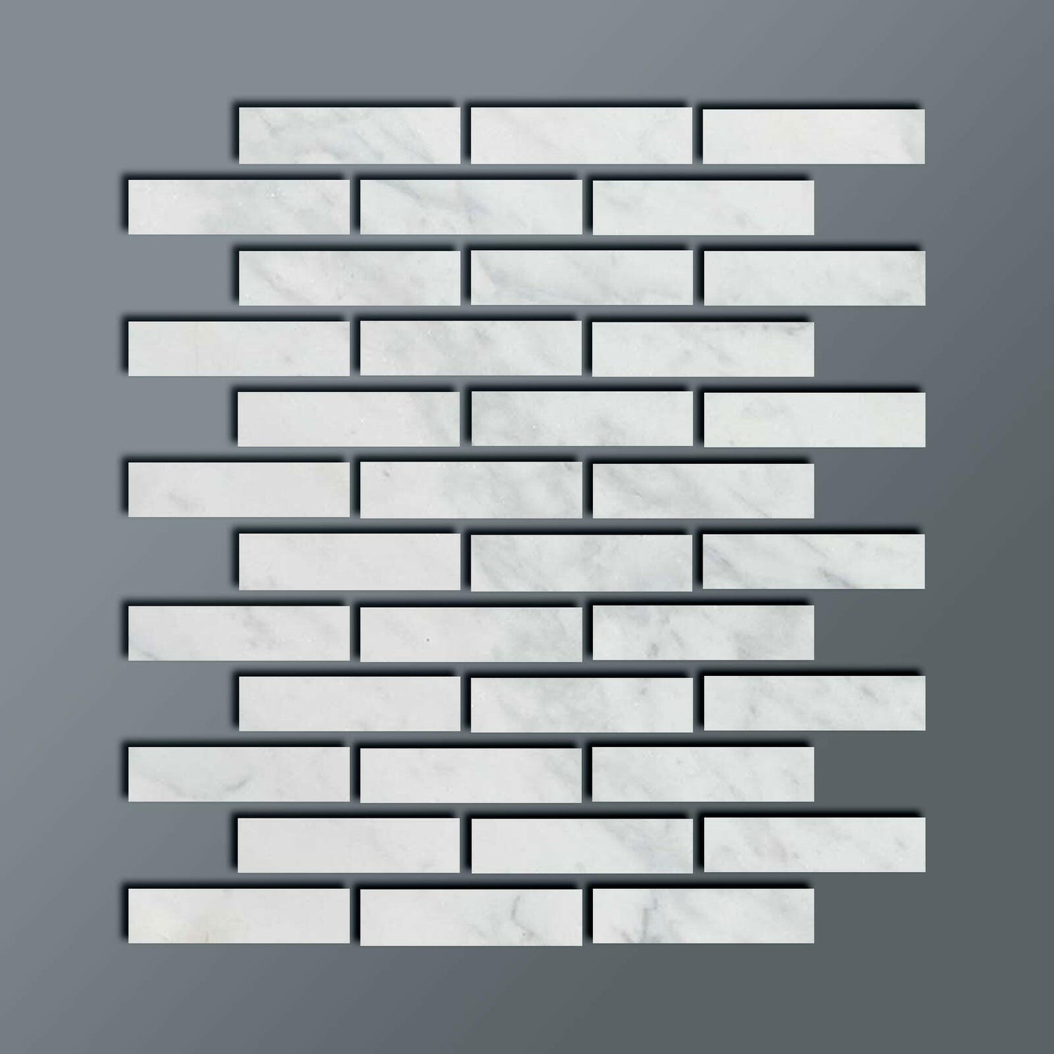 2 X 8 Italian Statuary White Marble Polished Tile-American Tile Depot