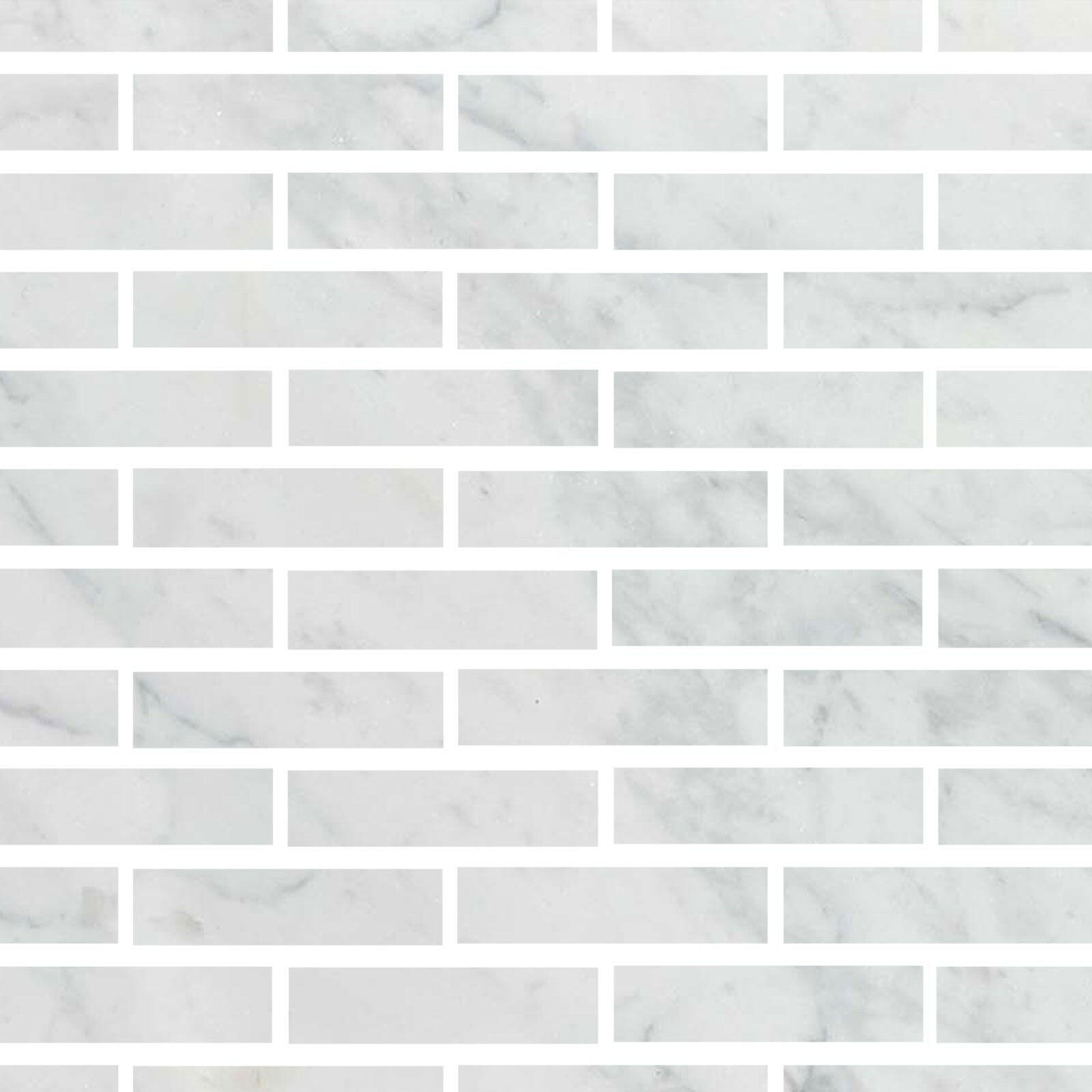 2 X 8 Italian Statuary White Marble Polished Tile-American Tile Depot