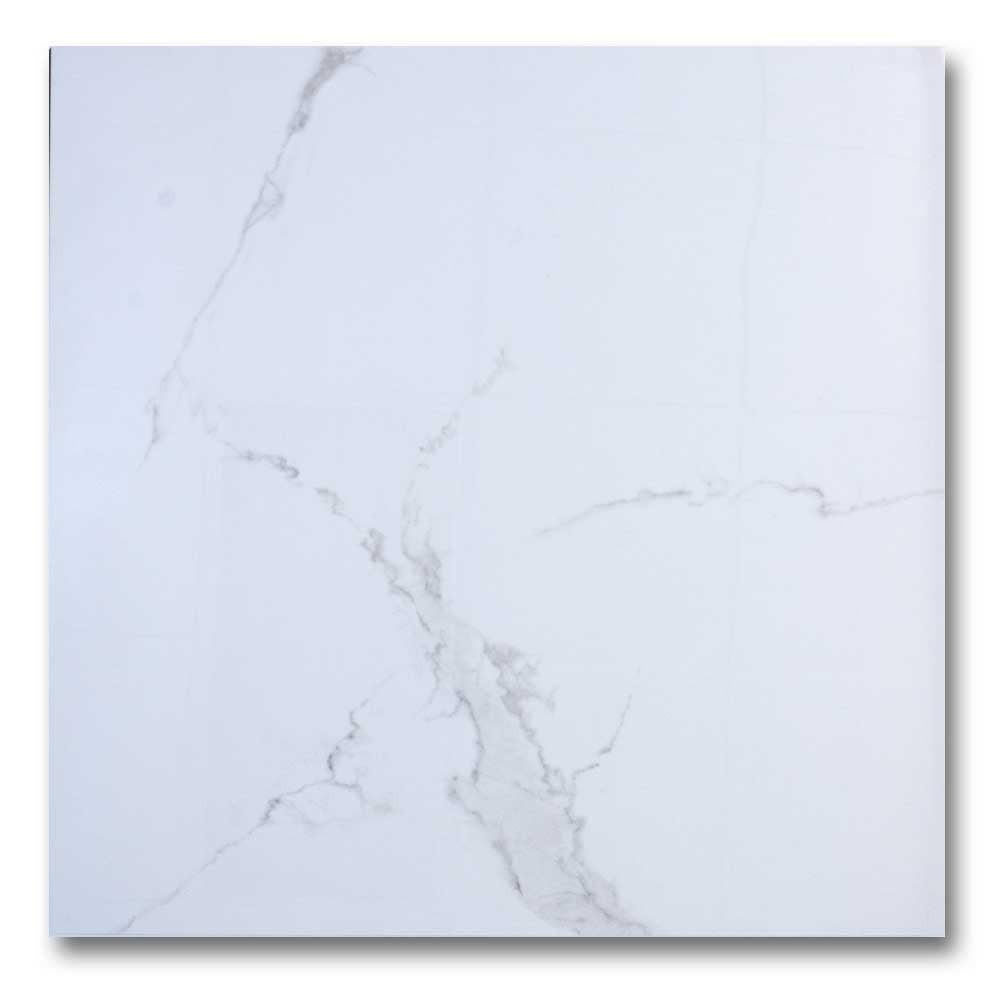 24x24 Bianco River Full Lap Marble Look Porcelain Tile 24x24 Bianco River Full Lap Marble Look Porcelain Tile - American Tile Depot