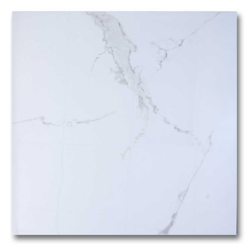 24x24 Bianco River Full Lap Marble Look Porcelain Tile 24x24 Bianco River Full Lap Marble Look Porcelain Tile - American Tile Depot