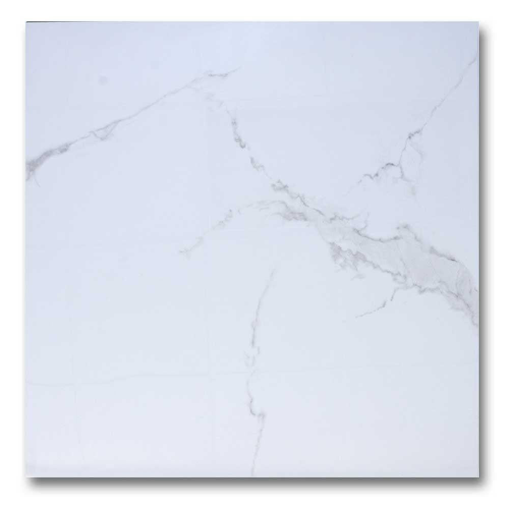 24x24 Bianco River Full Lap Marble Look Porcelain Tile 24x24 Bianco River Full Lap Marble Look Porcelain Tile - American Tile Depot