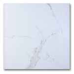24x24 Bianco River Full Lap Marble Look Porcelain Tile 24x24 Bianco River Full Lap Marble Look Porcelain Tile - American Tile Depot