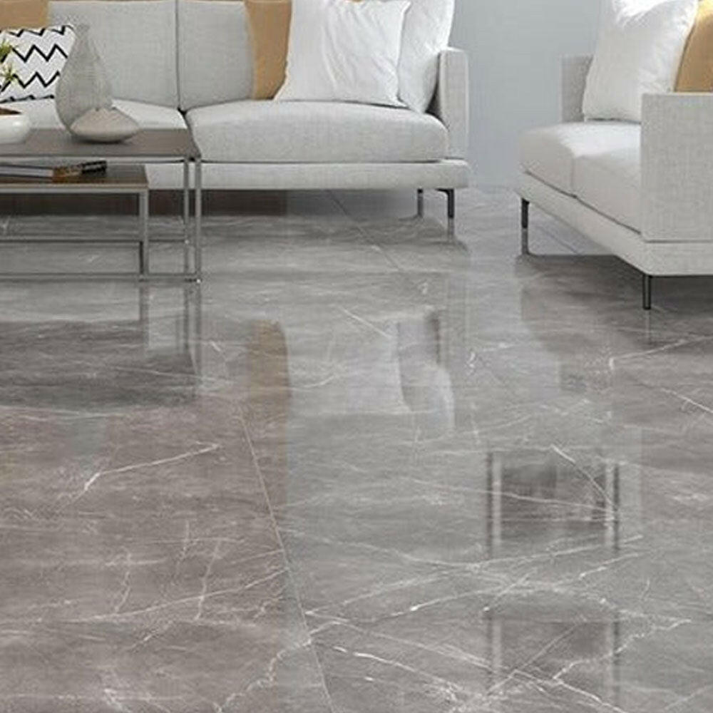 24x24 Bolonia Marengo Polished Marble Look Porcelain Tile 24x24 Bolonia Marengo Polished Marble Look Porcelain Tile - American Tile Depot