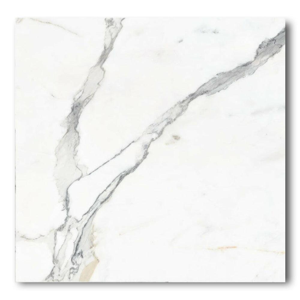 24x24 Calacatta Fynora Polished Marble Laminated Porcelain Tile 24x24 Calacatta Fynora Polished Marble Laminated Porcelain Tile - American Tile Depot