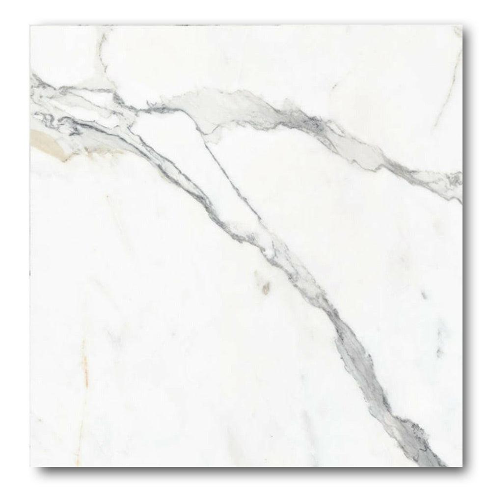 24x24 Calacatta Fynora Polished Marble Laminated Porcelain Tile 24x24 Calacatta Fynora Polished Marble Laminated Porcelain Tile - American Tile Depot