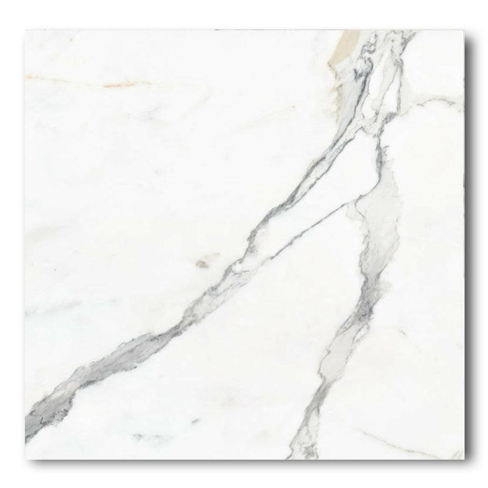 24x24 Calacatta Fynora Polished Marble Laminated Porcelain Tile 24x24 Calacatta Fynora Polished Marble Laminated Porcelain Tile - American Tile Depot