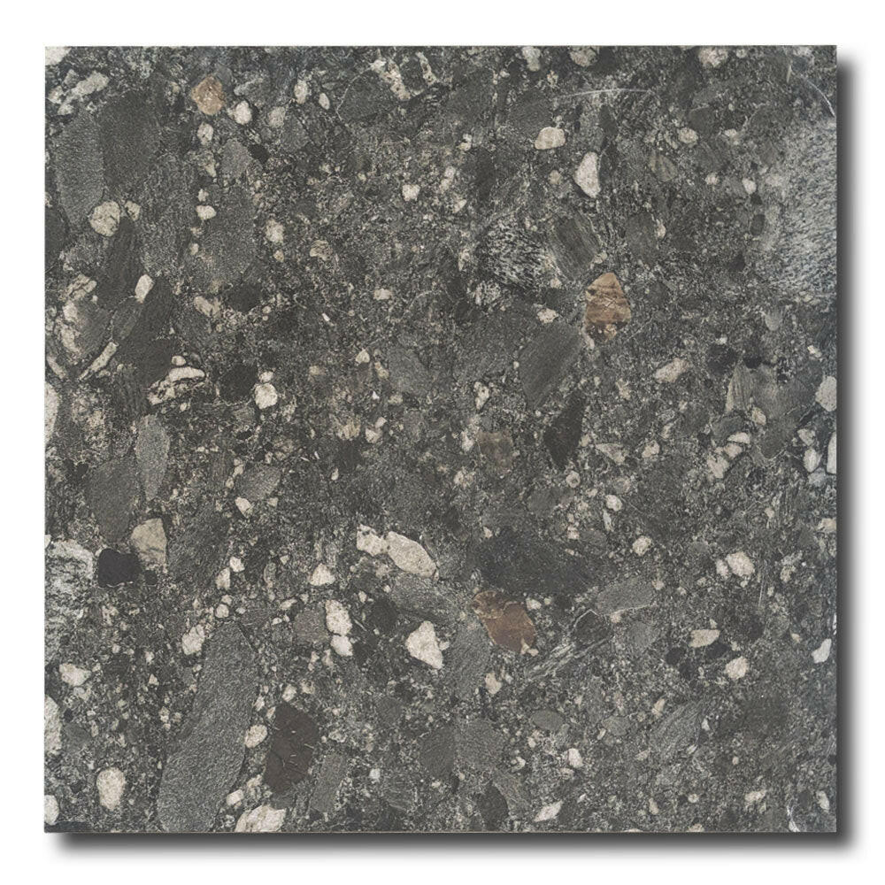 24x24 Ceppo Nero Matte R11 Terrazzo Look Porcelain Tile 24x24 Ceppo Nero Matte R11 Terrazzo Look Porcelain Tile - American Tile Depot