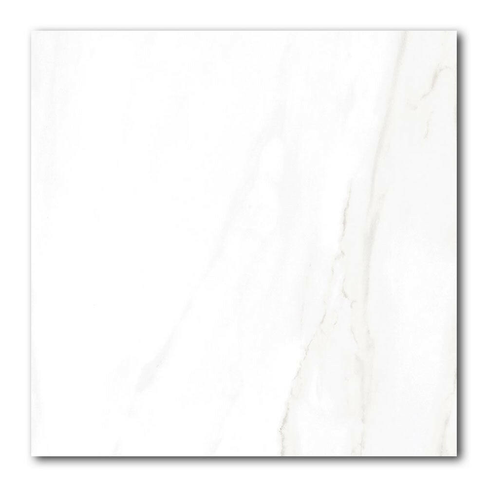 24x24 Decoria Calacatta Gold Polished Marble Look Porcelain Tile - American Tile Depot