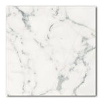 24x24 Genvora Blanc Matte Marble Look Porcelain Tile - American Tile Depot
