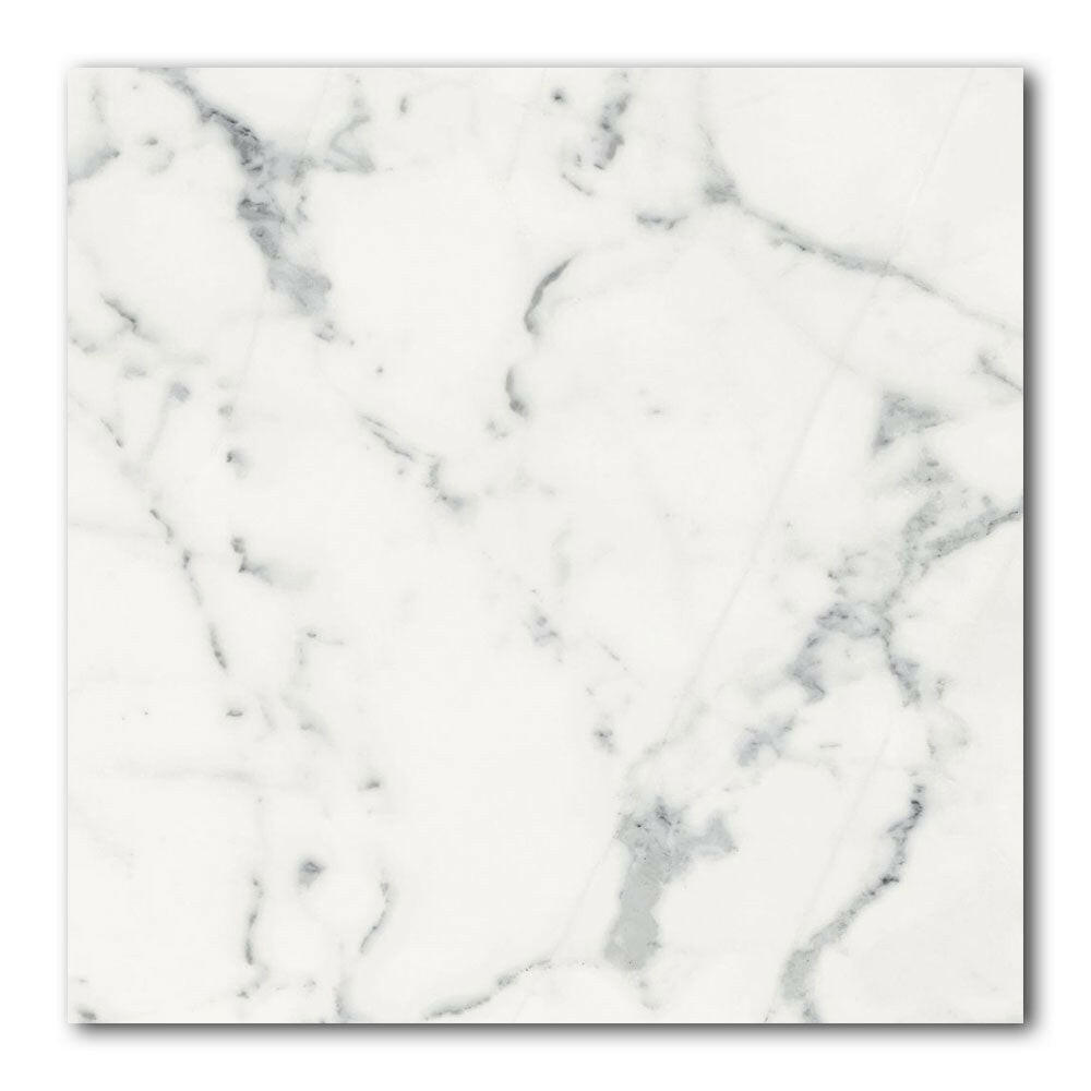 24x24 Genvora Blanc Matte Marble Look Porcelain Tile - American Tile Depot