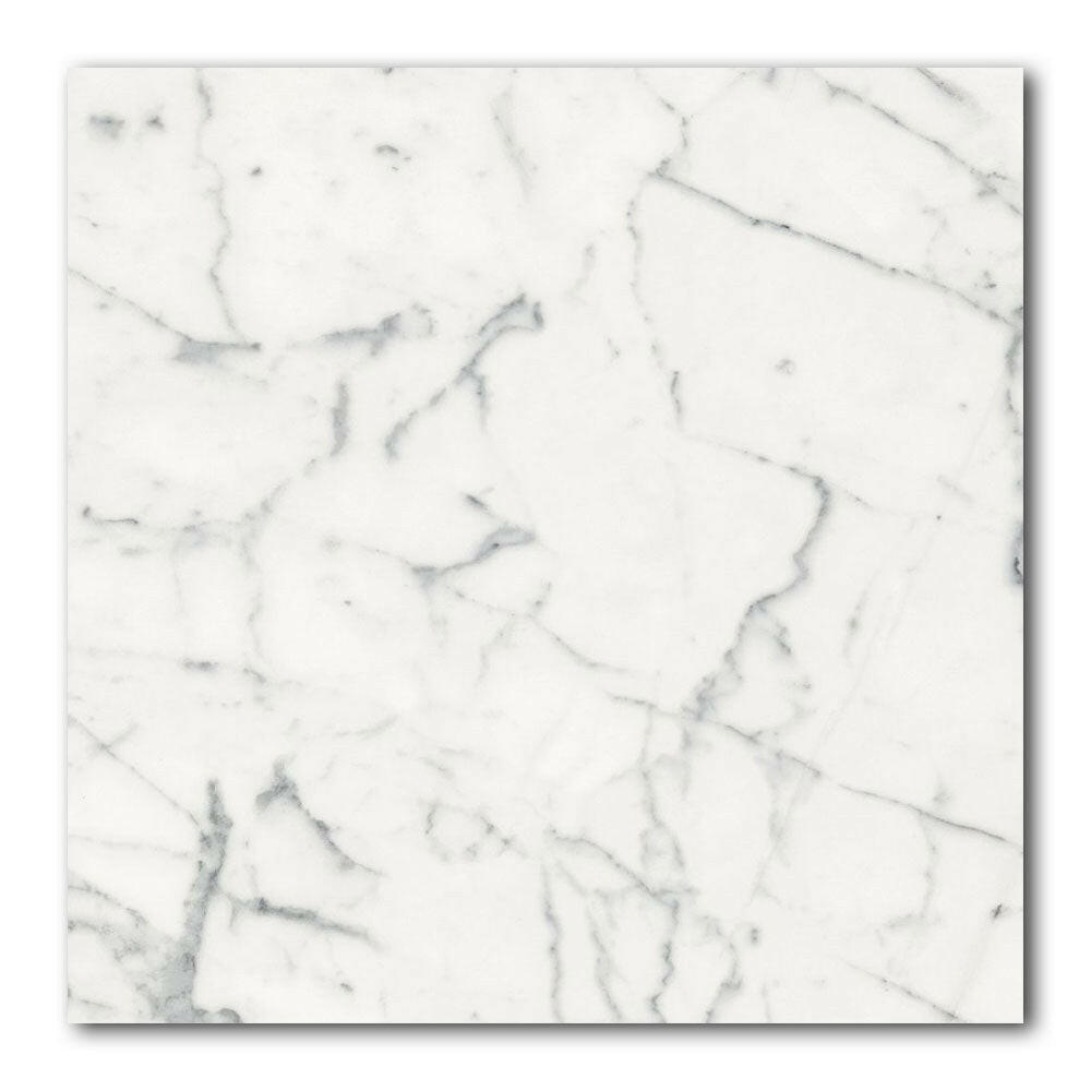 24x24 Genvora Blanc Matte Marble Look Porcelain Tile - American Tile Depot