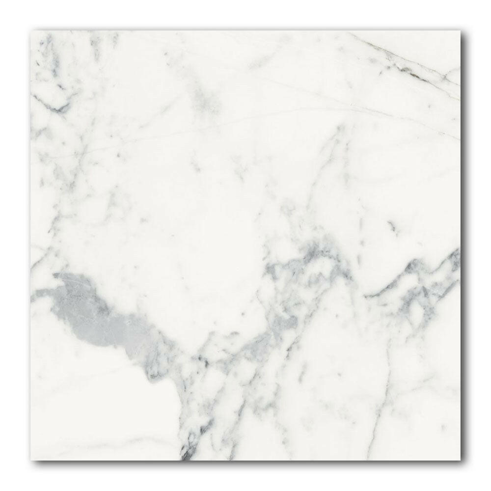 24x24 Genvora Blanc Matte Marble Look Porcelain Tile - American Tile Depot