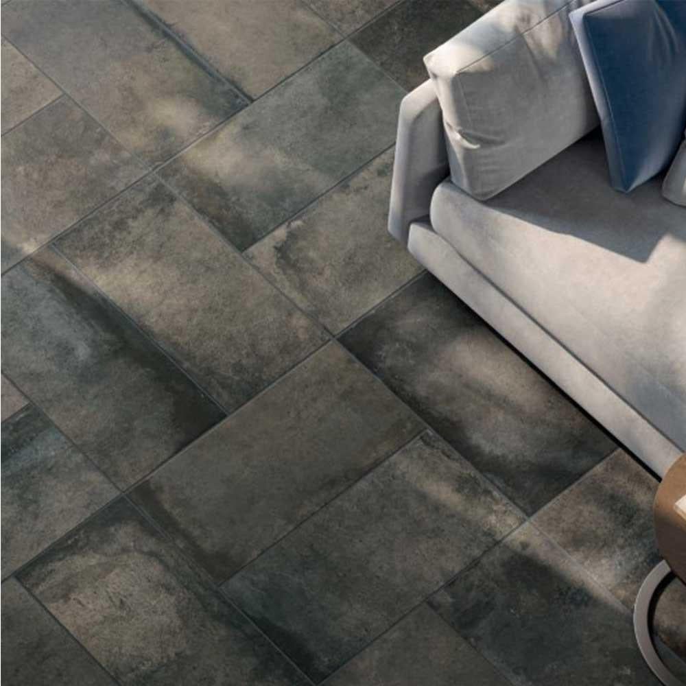 24x24 Heartland Charcoal Matte Terracotta Look Porcelain Tile 24x24 Heartland Charcoal Matte Terracotta Look Porcelain Tile - American Tile Depot