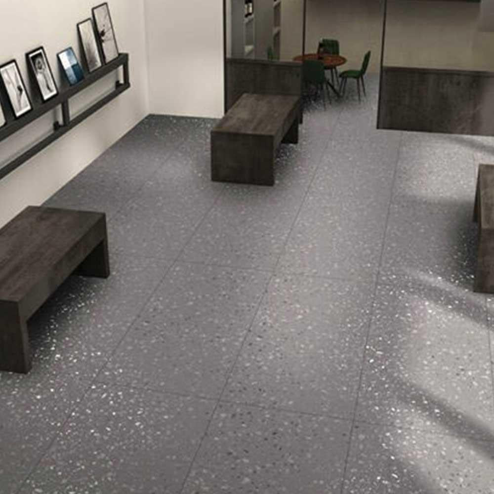 24x24 Inspire Grey Matte Terrazzo Look Porcelain Tile 24x24 Inspire Grey Matte Terrazzo Look Porcelain Tile - American Tile Depot