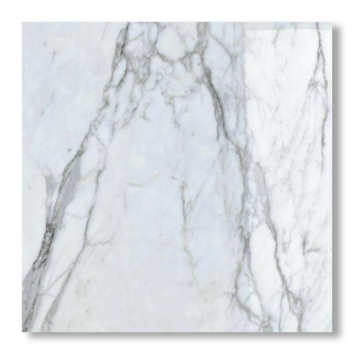 24x24 Italian Statuary White Marble Polished Tile