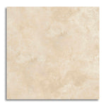 24x24 Ivory Travertine Filled & Honed Tile - American Tile Depot
