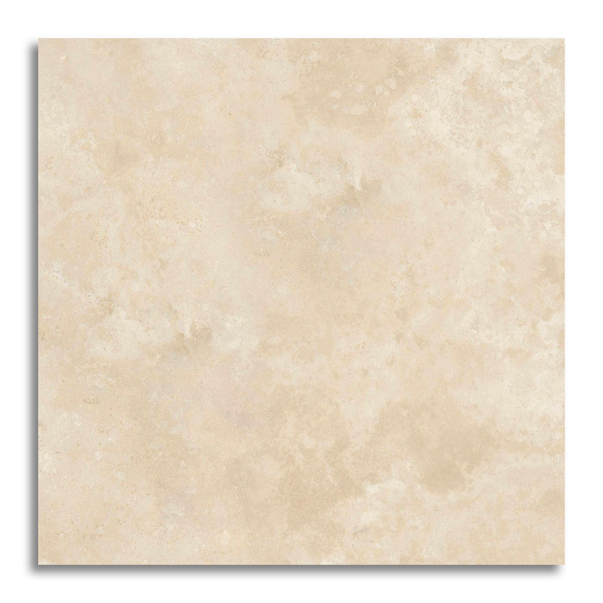 24x24 Ivory Travertine Filled & Honed Tile - American Tile Depot