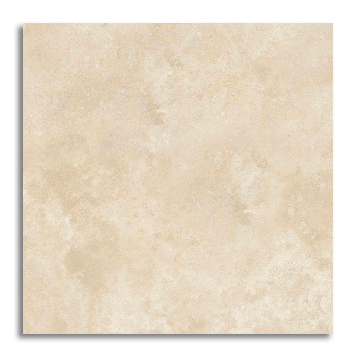 24x24 Ivory Travertine Filled & Honed Tile - American Tile Depot