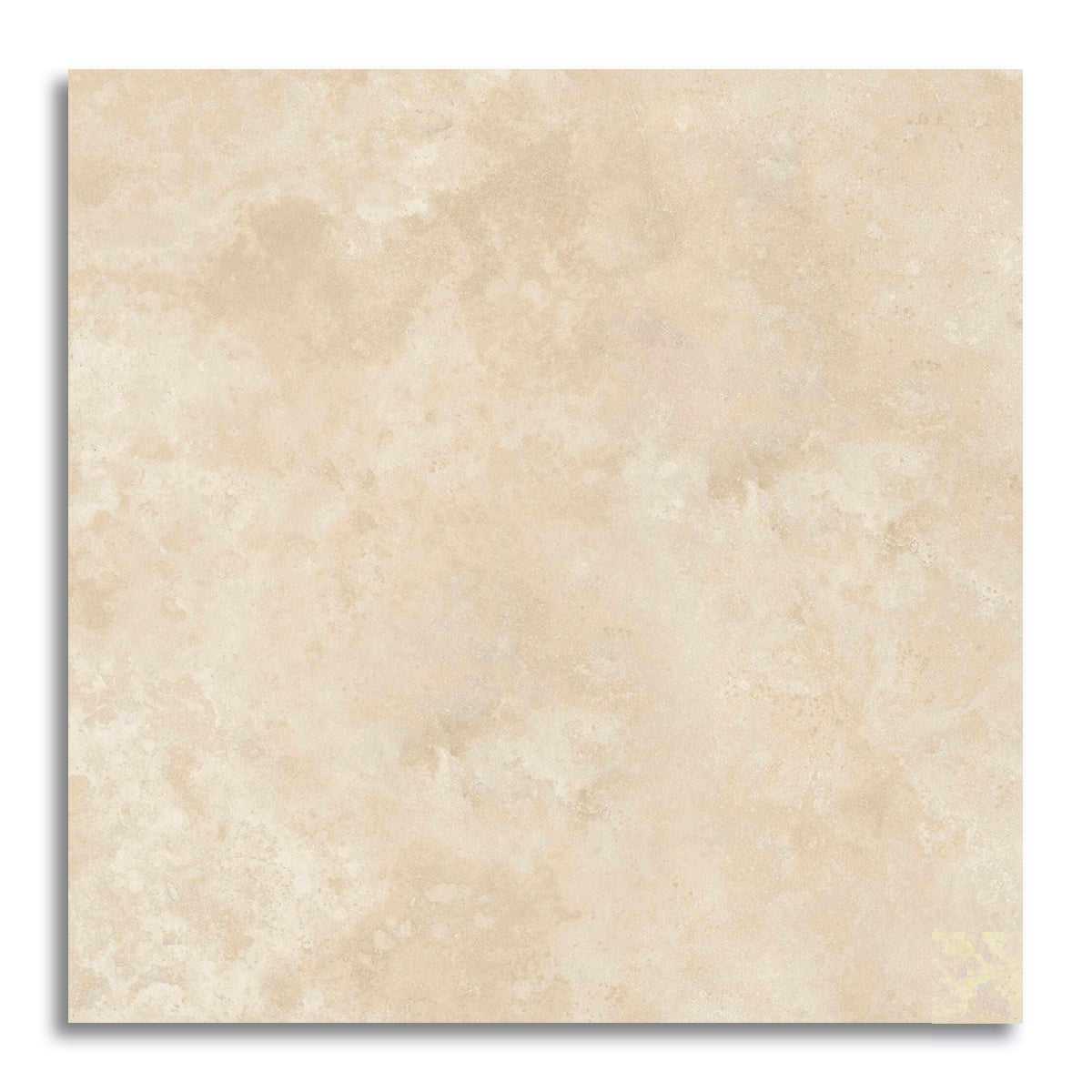 24x24 Ivory Travertine Filled & Honed Tile - American Tile Depot
