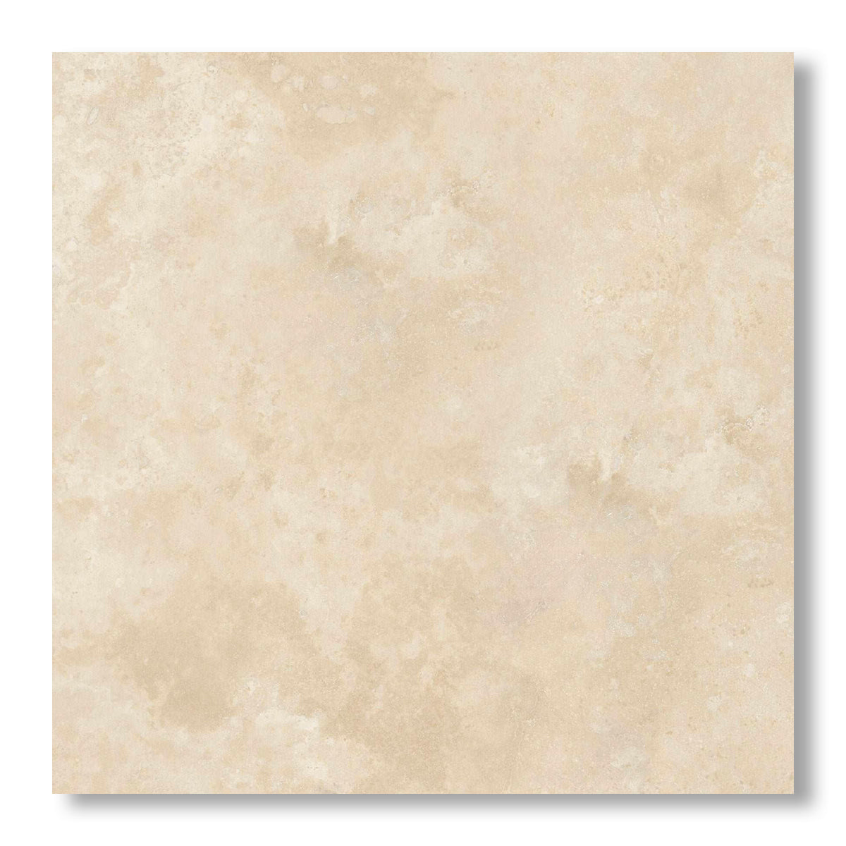 24x24 Ivory Travertine Tumbled Tile