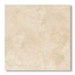 24x24 Ivory Travertine Filled & Polished Tile - American Tile Depot