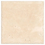 24x24 Ivory Travertine Unfilled, Brushed & Chiseled Tile 24x24 Ivory Travertine Unfilled, Brushed & Chiseled Tile - American Tile Depot