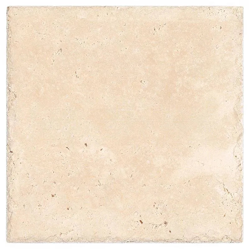 24x24 Ivory Travertine Unfilled, Brushed & Chiseled Tile 24x24 Ivory Travertine Unfilled, Brushed & Chiseled Tile - American Tile Depot