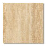 24x24 Ivory Travertine Vein Cut Filled & Honed Tile - American Tile Depot
