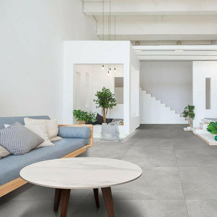 24x24 Leccese Cesellata Fumo Matte Limestone Look Porcelain Tile 24x24 Leccese Cesellata Fumo Matte Limestone Look Porcelain Tile - American Tile Depot