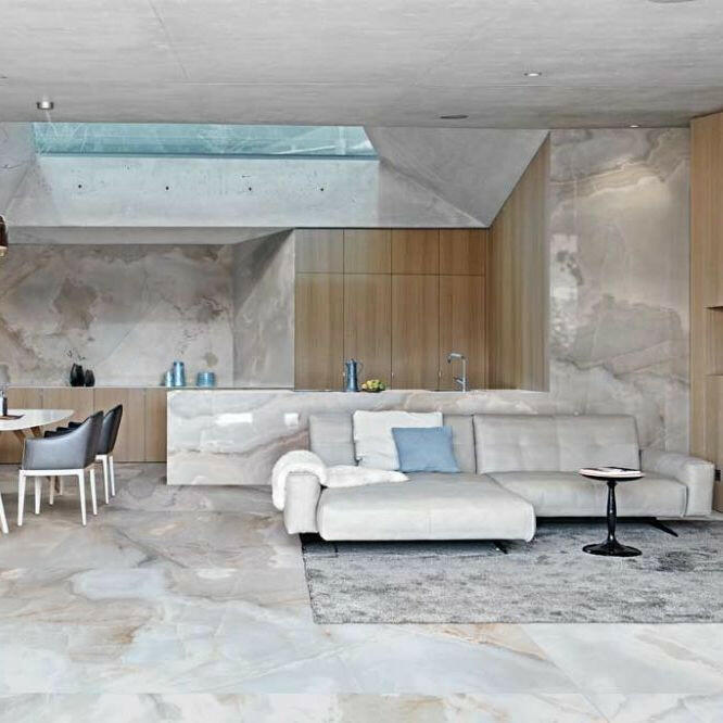 24x24 Maroona Bleu Matte Onyx Look Porcelain Tile 24x24 Maroona Bleu Matte Onyx Look Porcelain Tile - American Tile Depot