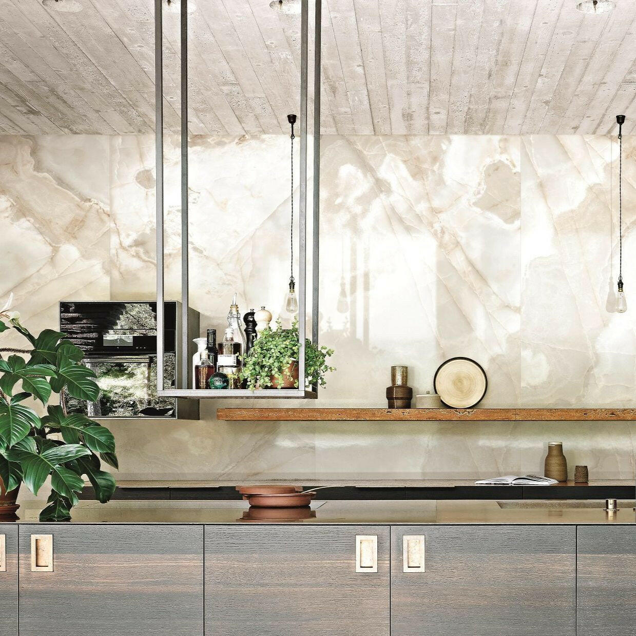 24x24 Maroona Perle Glossy Onyx Look Porcelain Tile 24x24 Maroona Perle Glossy Onyx Look Porcelain Tile - American Tile Depot