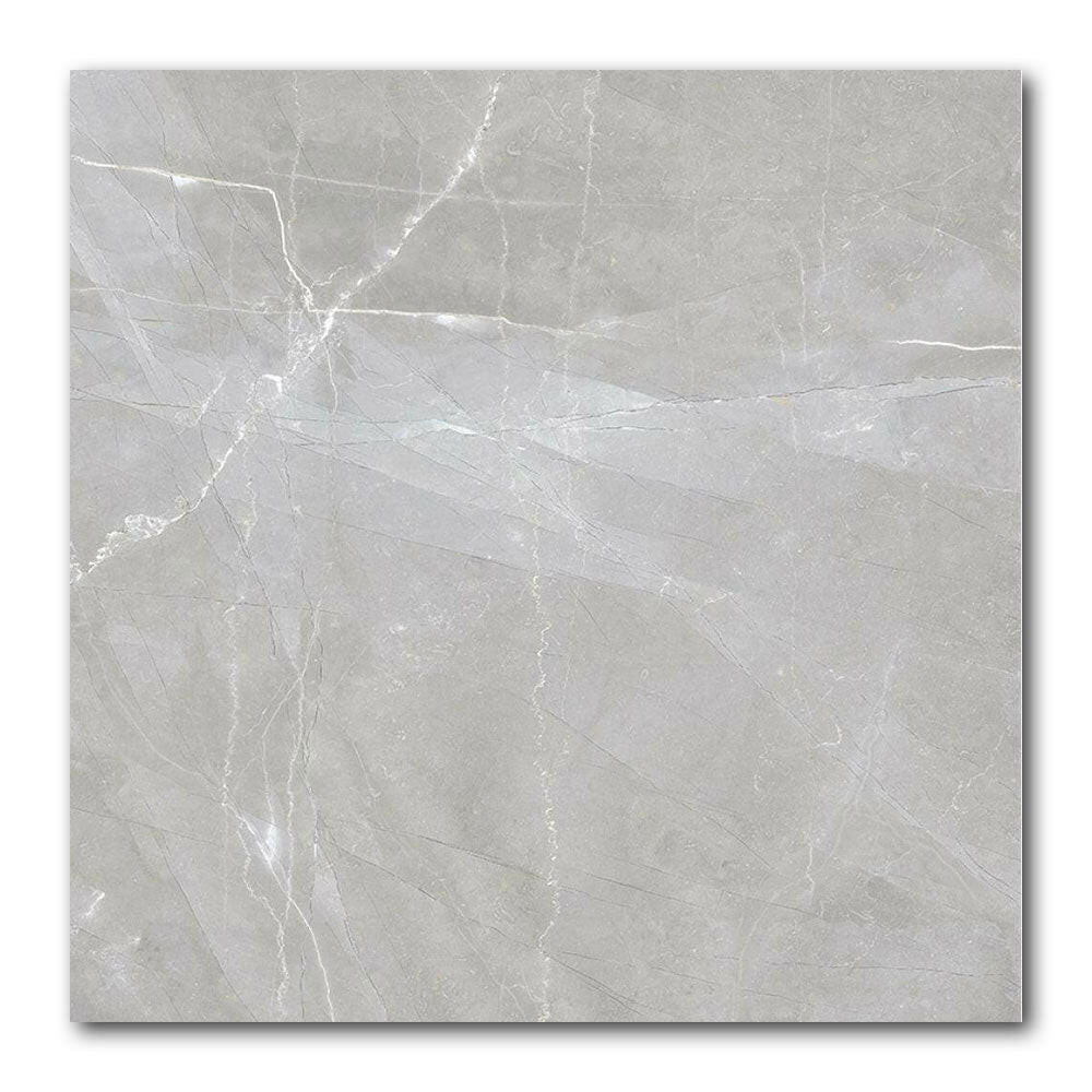 24x24 Marvexa Grey Polished Marble Look Porcelain Tile 24x24 Marvexa Grey Polished Marble Look Porcelain Tile - American Tile Depot