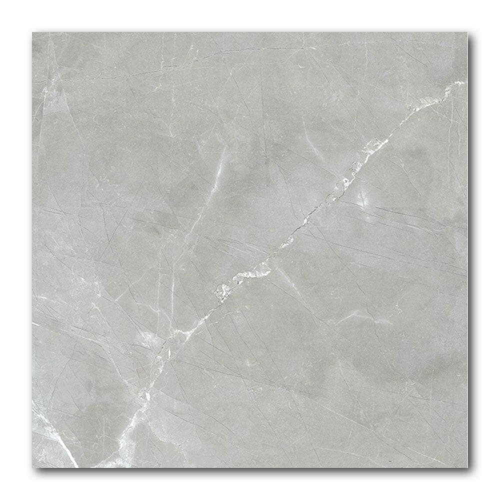 24x24 Marvexa Grey Polished Marble Look Porcelain Tile 24x24 Marvexa Grey Polished Marble Look Porcelain Tile - American Tile Depot