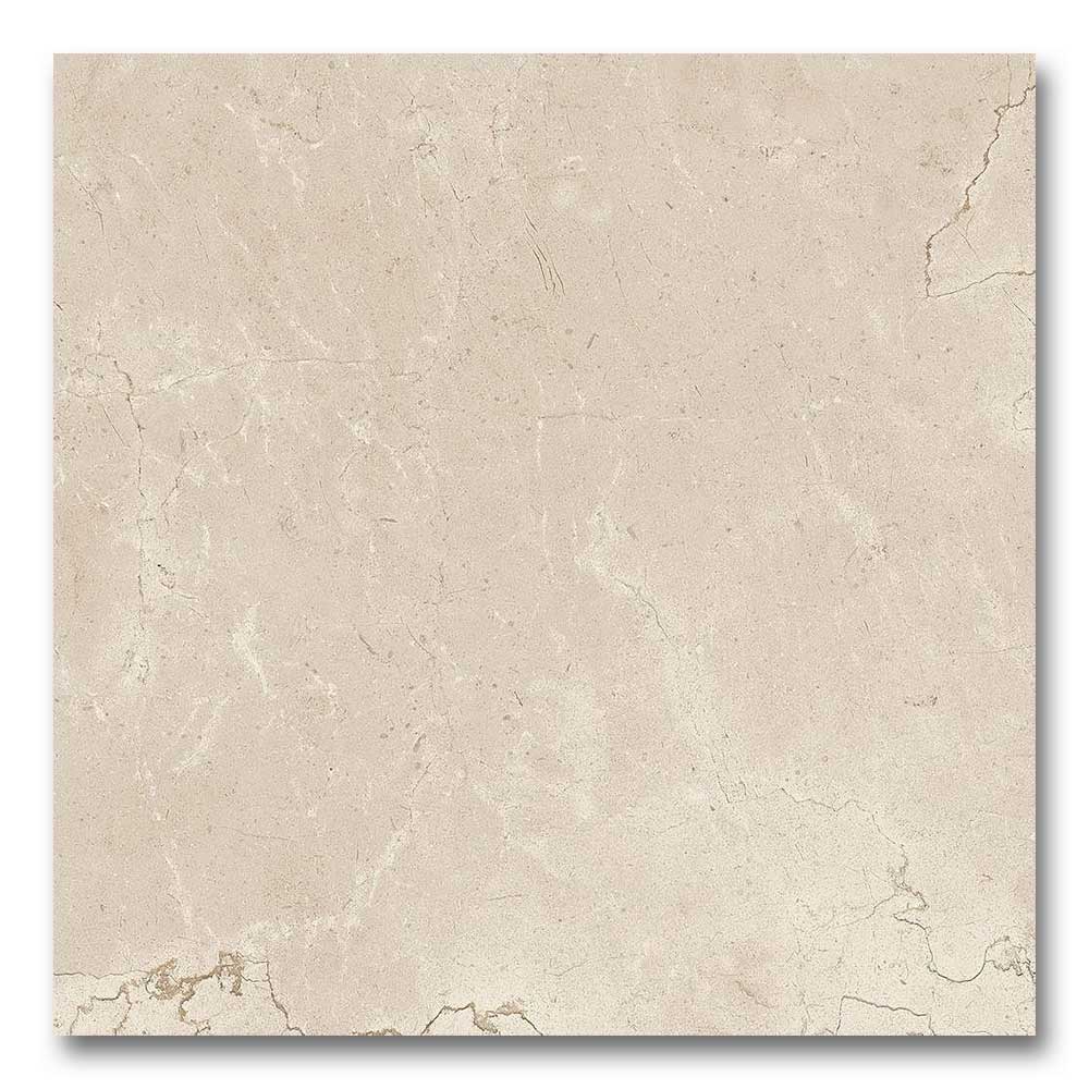 24x24 Palladio Ivory Polished Marble Look Porcelain Tile